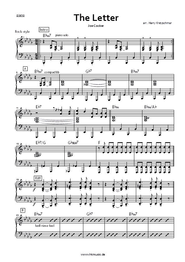 The Letter Joe Cocker