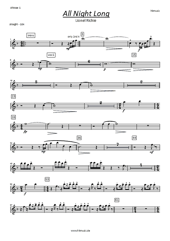 I get a kick - altosax