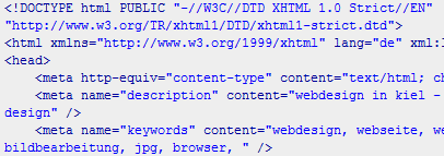 bild doctype