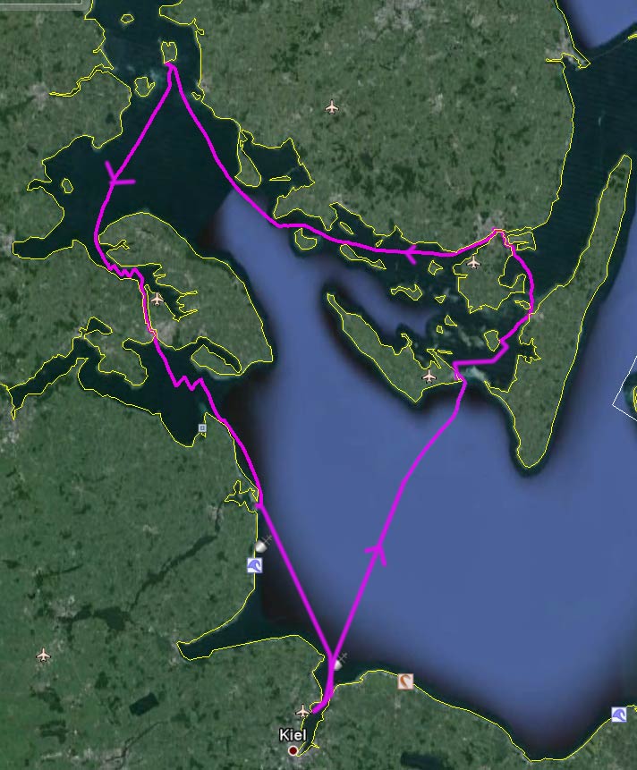 Spätsommertörn 2013 - tour